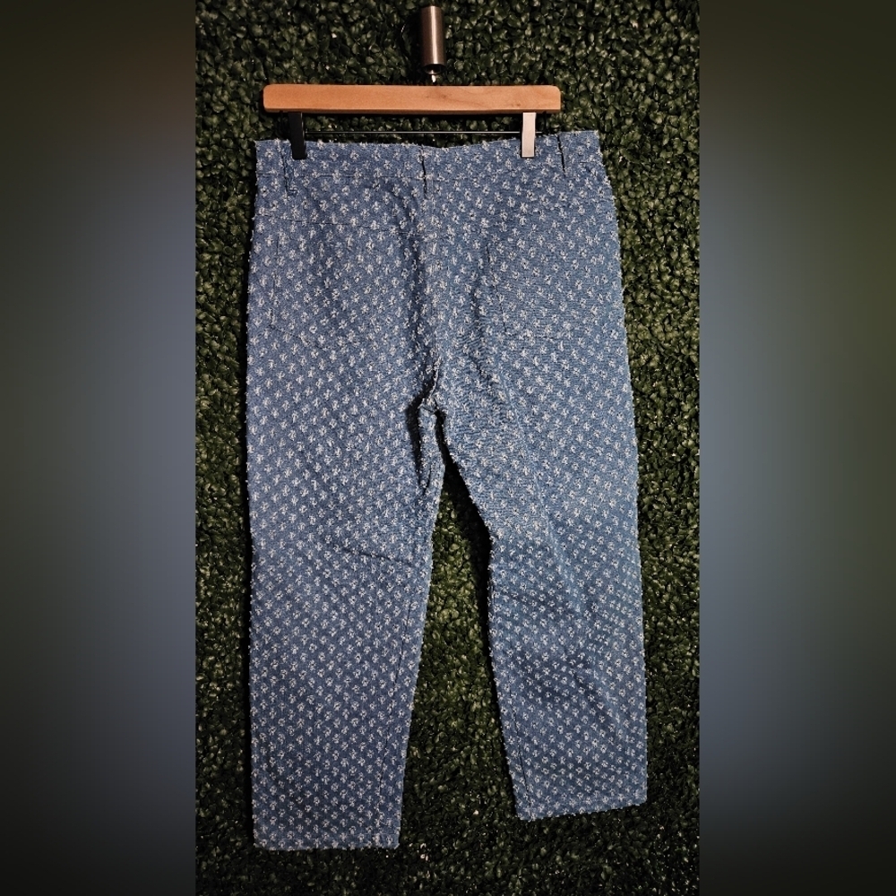 Blue Patterned Pants - Picture 3 of 4